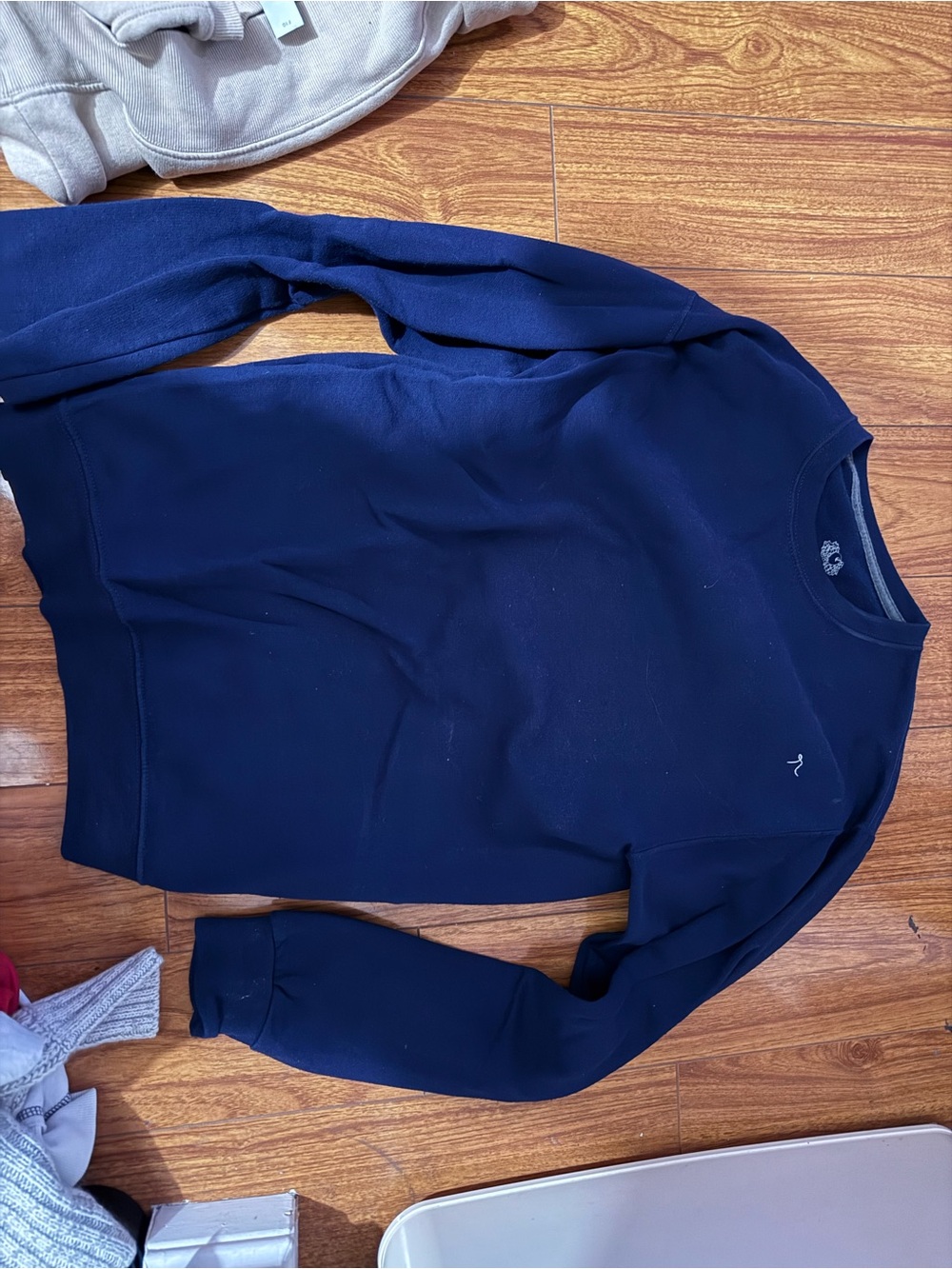 Fruit of the Loom Men's Navy Crewneck Sweatshirt